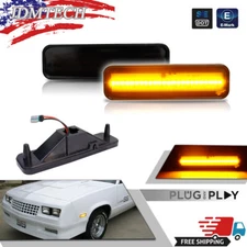 [Plug&Play] Smoked Lens Front Side Marker Lights For 82-87 El Camino & Caballero