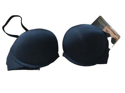Marks & Spencer UK 34CBlack Underwire Boost Padded Strapless Cutaway Plunge Bra