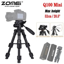 ZOMEI Q100 Mini 20" Portable Tripod Tabletop Stand Holder For DSLR Camera Phone