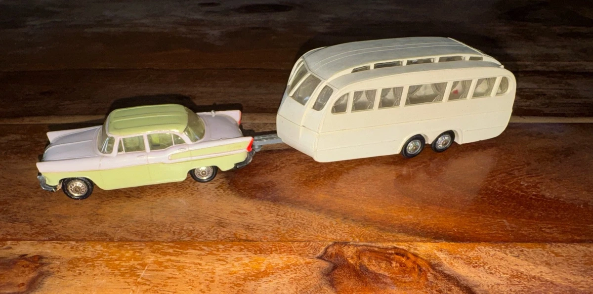 NOREV - 91 - Simca Chambord et Caravane Henon - Turquoise et gris - 1/43