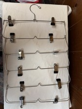 Metal Pants/Skirt Hanger with Clips 6 Tier