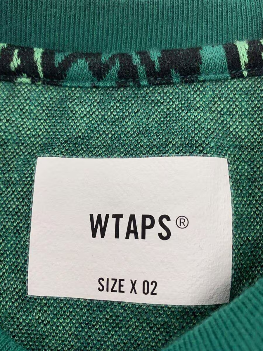 WTAPS Knit Sweater (Thick), Size S, Cotton, Green, 241ATDT-CSM16 View 3