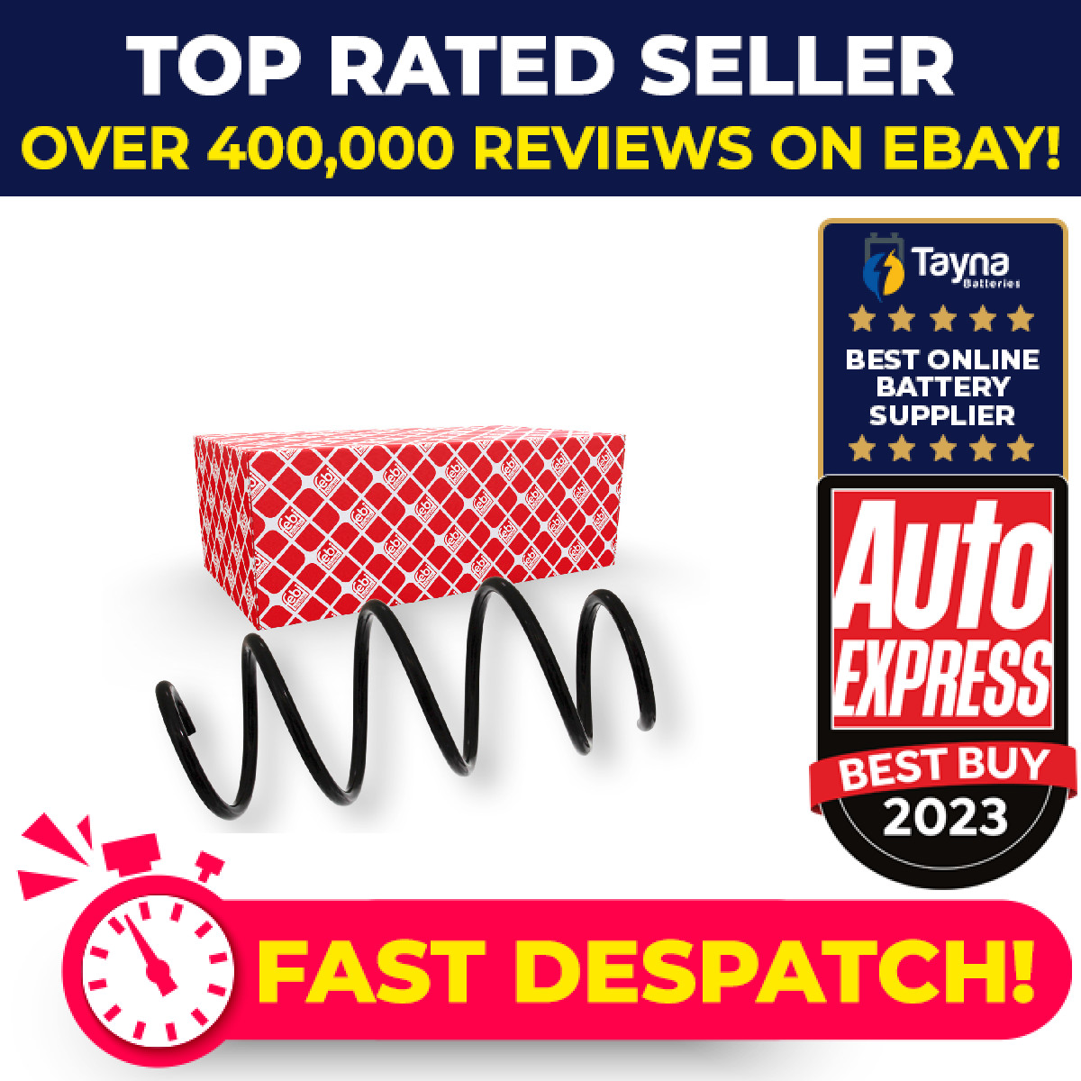 Coil Spring Front 46989 Febi Suspension A2043210604 2043210604 Quality New