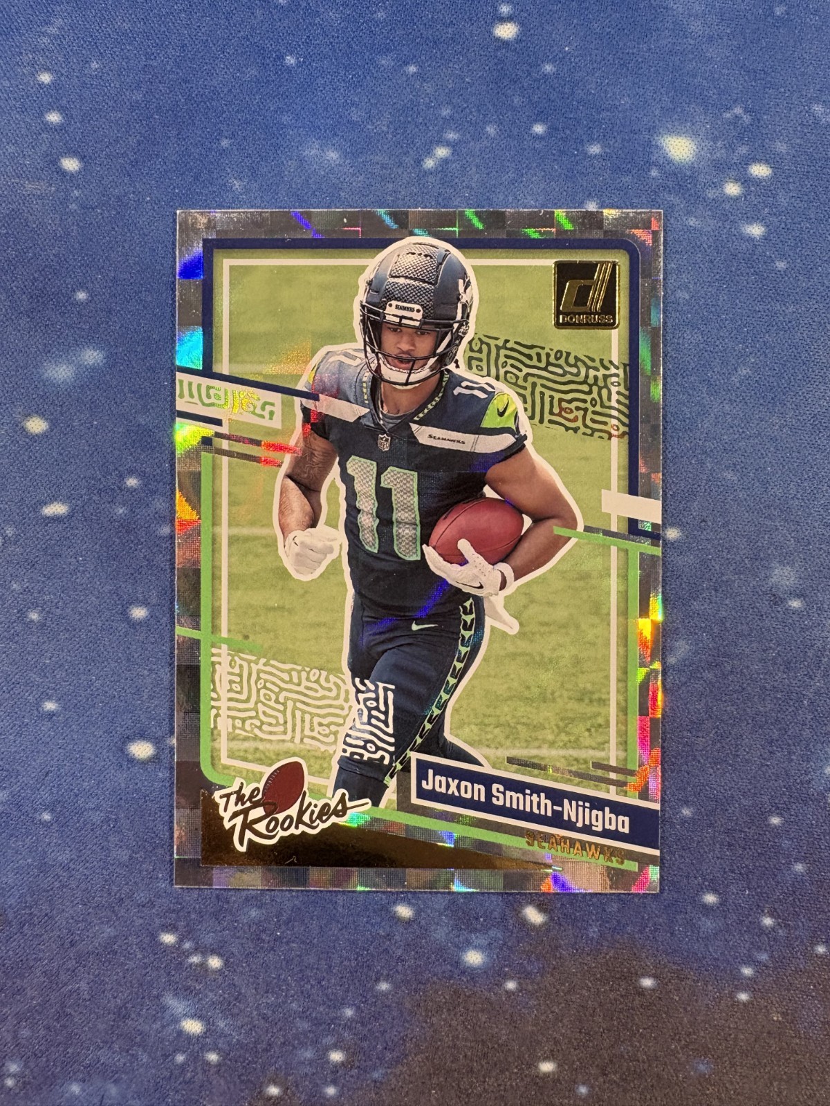 Jaxon Smith-Njigba 2023 Panini Donruss #7 The Rookies RC Seattle Seahawks