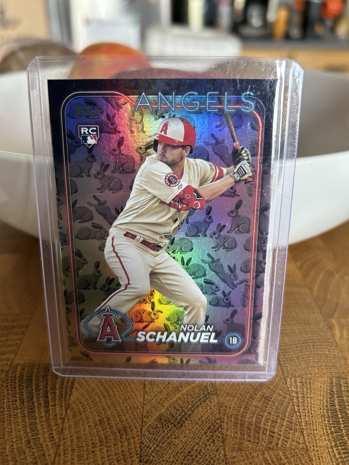 2024 Topps Series 1 Holiday Easter Eggs #53 Nolan Schanuel RC Los Angeles Angels