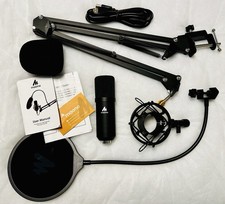 MAONO XLR/USB Dynamic Microphone Kit with RGB Podcast Mic Boom Arm
