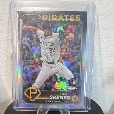 Topps 2024 Chrome Update Paul Skenes USC27 Refractor Rookie Debut