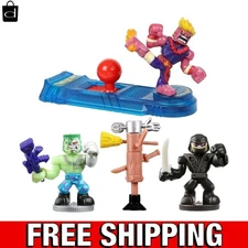 Ultimate Arcade Warriors: 3 Figures in Multicolor with Kick Action Controller