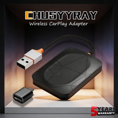 Wireless Carplay AI box Android Auto Adapter Converter with  WIFI