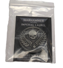 Warhammer 40K Imperial Laurel Collectible Challenge Coin of the Month AUG-25