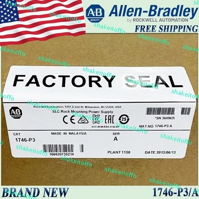 1PC Brand New AB 1746-P3/A Power Supply 1746P3 Ser A Free Ship 1746-P3 SerA US