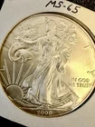 2008 American Eagle 1 oz .999 Silver Coin U.S. Mint Business Strike Uncertified