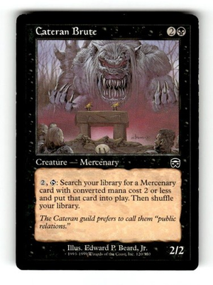 #ad #ad Cateran Brute MMQ 120 Lightly Played $1.99