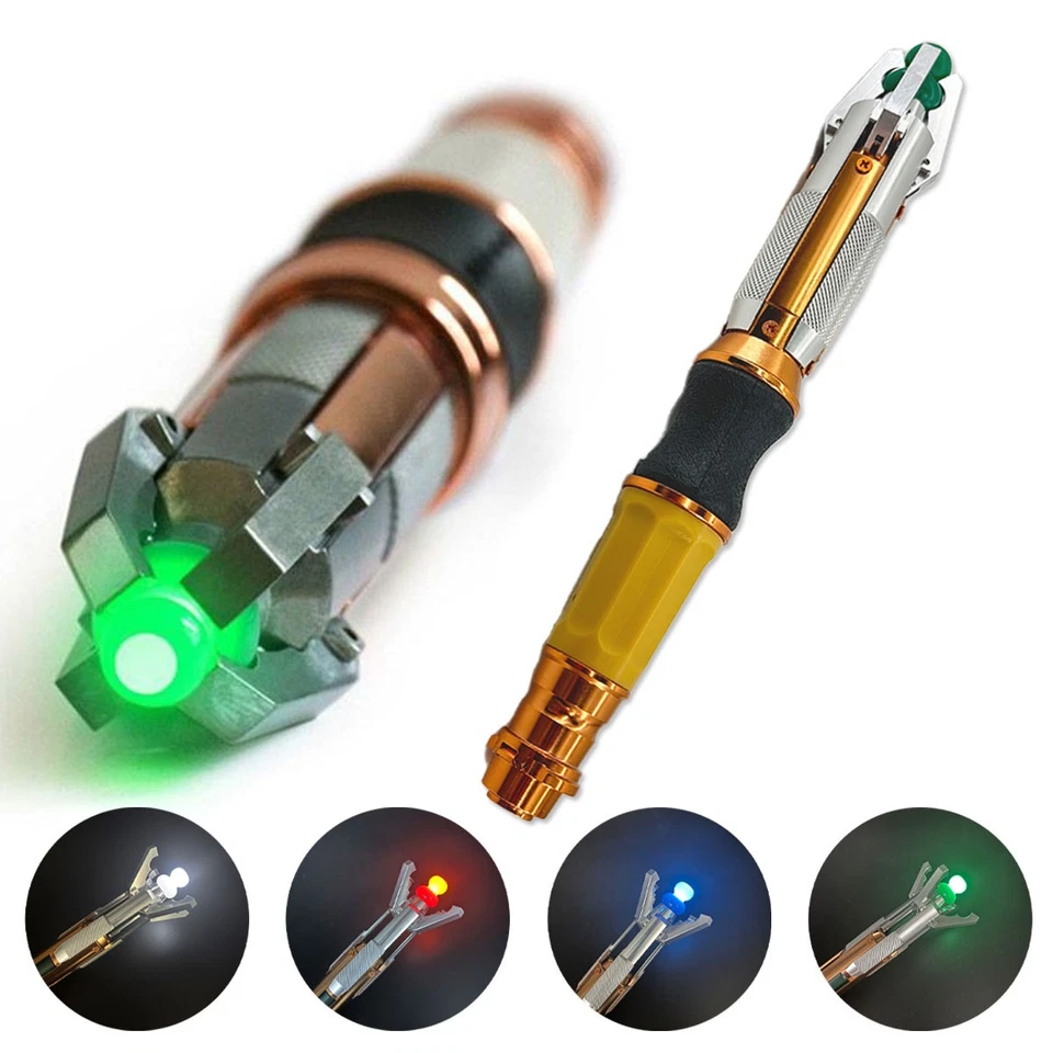 Fully Metal 11th Doctor's Sonic Screwdriver - High-Quality Metallic Xmas Gift - Image 3 of 4