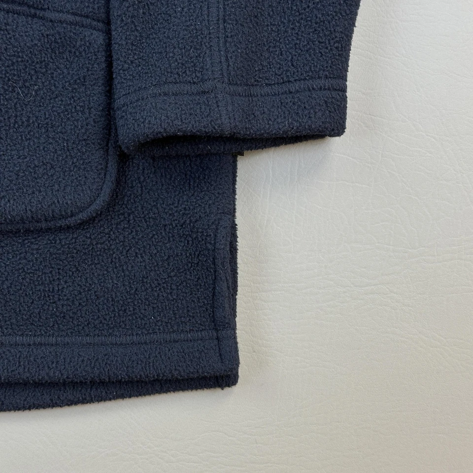 Chaqueta Woolrich De Colección Para Mujer Grande Azul Marino Polartec Polar Botón Delantero Hecha en EE. UU. Foto 3 de 4