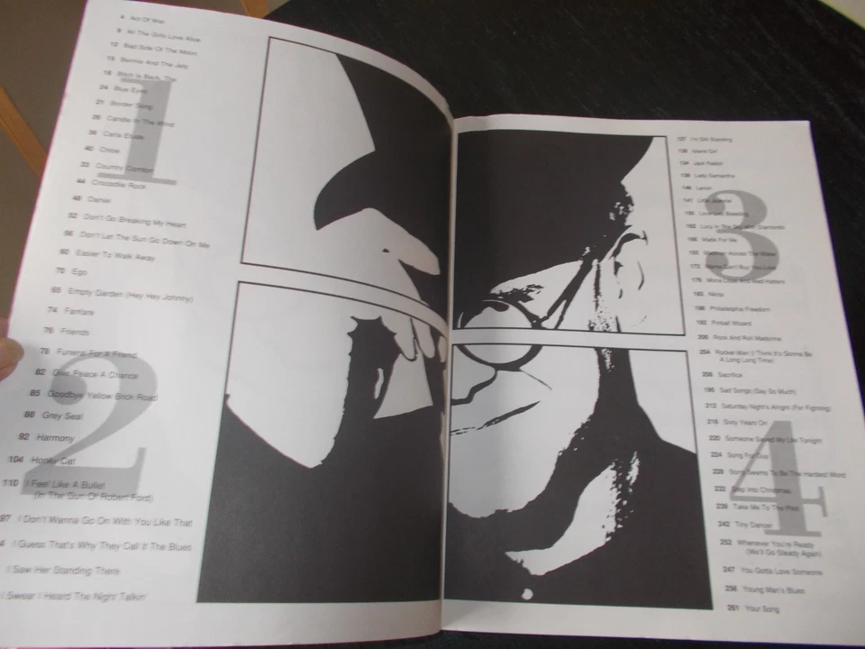 ELTON JOHN "TO BE CONTINUED" ORIGINAL PIANO / VOCAL / GUITAR 263 PAGE SONGBOOK - Image 2 of 4