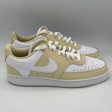 Nike Court Vision Low Shoes Men 8 Light Khaki White Retro Sneakers HM9862 200