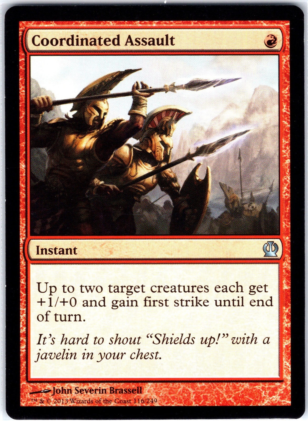 Coordinated Assault 116 U Theros Magic the Gathering LP