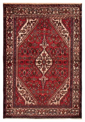 Vintage Hand-Knotted Carpet 4'5'' x 6'7'' Traditional Oriental Wool Area Rug
