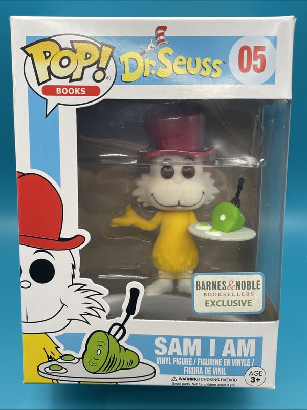 Funko Pop! Vinyl: Dr. Seuss - Sam I Am - (Flocked) - Barnes and Noble (BN)...