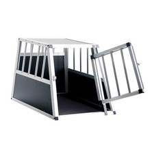 Hunde Transportbox Autotransportbox ALU Hunde Box Gitterbox Welpen Reisebox S