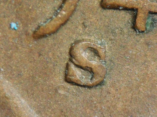 HIGH GRADE MINT ERROR 1941-S  LINCOLN WHEAT CENT RPM#10  XF