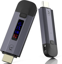 4K Wireless HDMI Transmitter  Receiver Extender Kit Dual-Band 2.4G/5G Plug Play