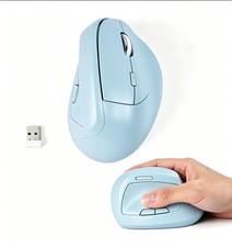 Wireless Ergonomic Vertical Mouse - Silent Clicks, Comfortable Grip Carpal ...