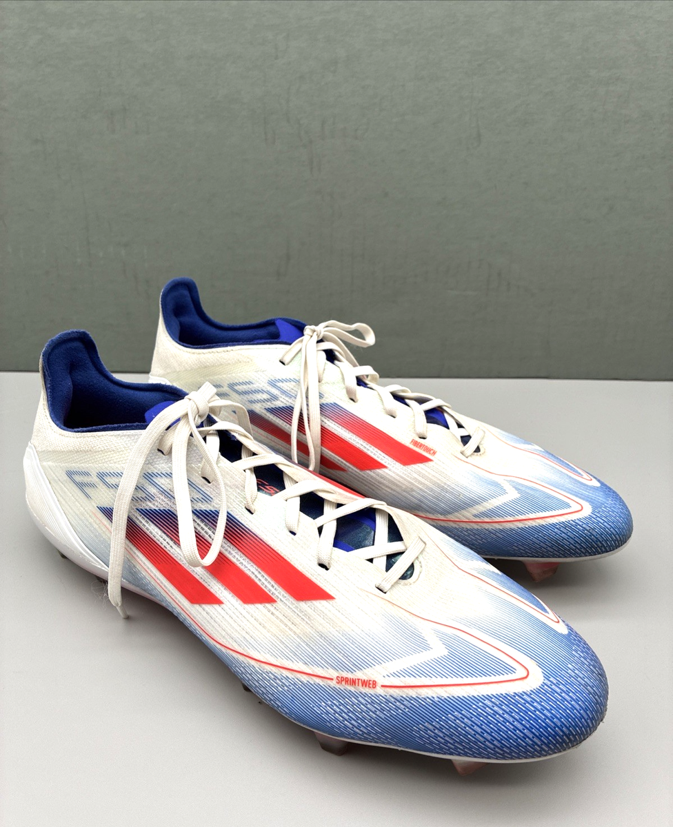 ADIDAS F50 FF PRO ( WHITE/BLUE/RED ) SOCCER SHOES/CLEATS SIZE 11