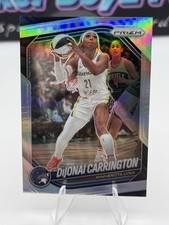2025 Panini Prizm WNBA Dijonai Carrington Silver Cracked Ice Prizm Lynx
