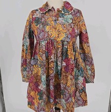 Kika Vargas by Target Anemone Floral Dress Plus XS Lagenlook Babydoll Floral EUC