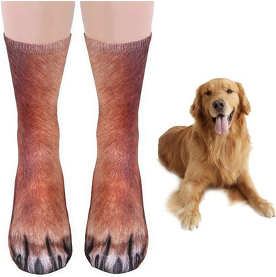 White Elephant Gifts for Adults-Animal Paw Socks Christmas Gifts Stocking Stuffe