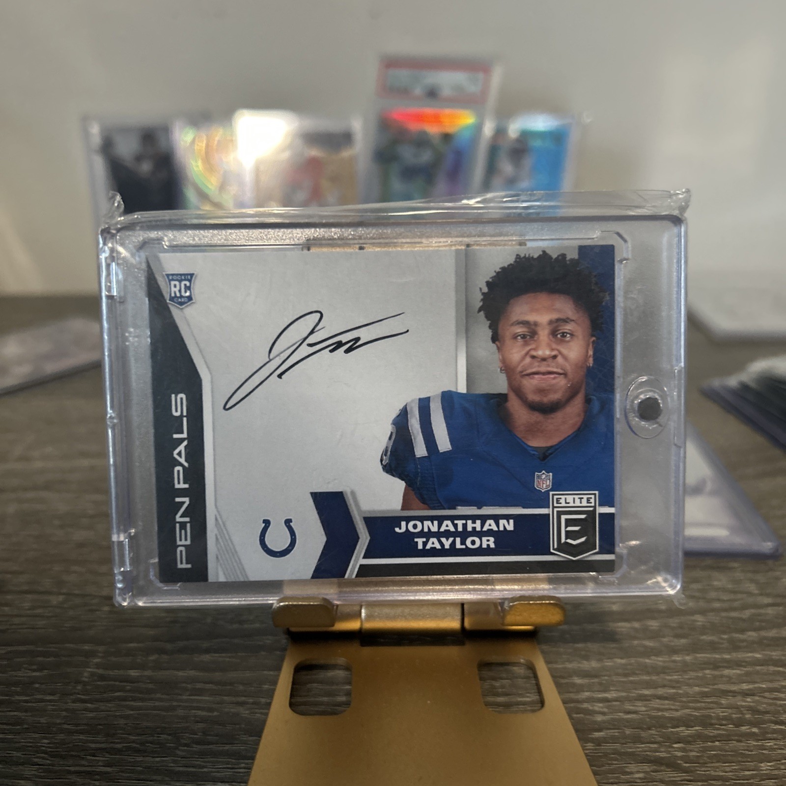Jonathan Taylor 2020 Donruss Elite Pen Pals Rookie Auto Indianapolis Colts 🔥