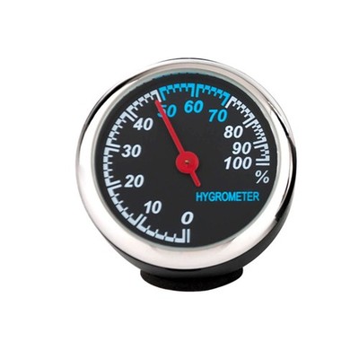 Auto Uhr Thermometer Armaturenbrettauto -Uhr Mechanical Hygrometer
