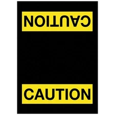 NOTRAX 194SCA35BY Safety Logo Entrance Mat,Black,3ft.x5ft. 5MDH2