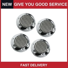 Universal 68mm Car Wheel Tyre Center Hub Caps Cover Plastic Pack of 4