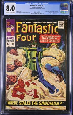 Fantastic Four (1961 1st Series Marvel) # 61 CGC: CGC 8.0 (4681740003)