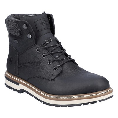 Black Casual Closed Men'S Boots Rieker F3832-01