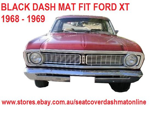 BLACK DASH MAT, DASHMAT, DASHBOARD COVER FIT  FORD FALCON XT 1968 - Bild 4 von 4