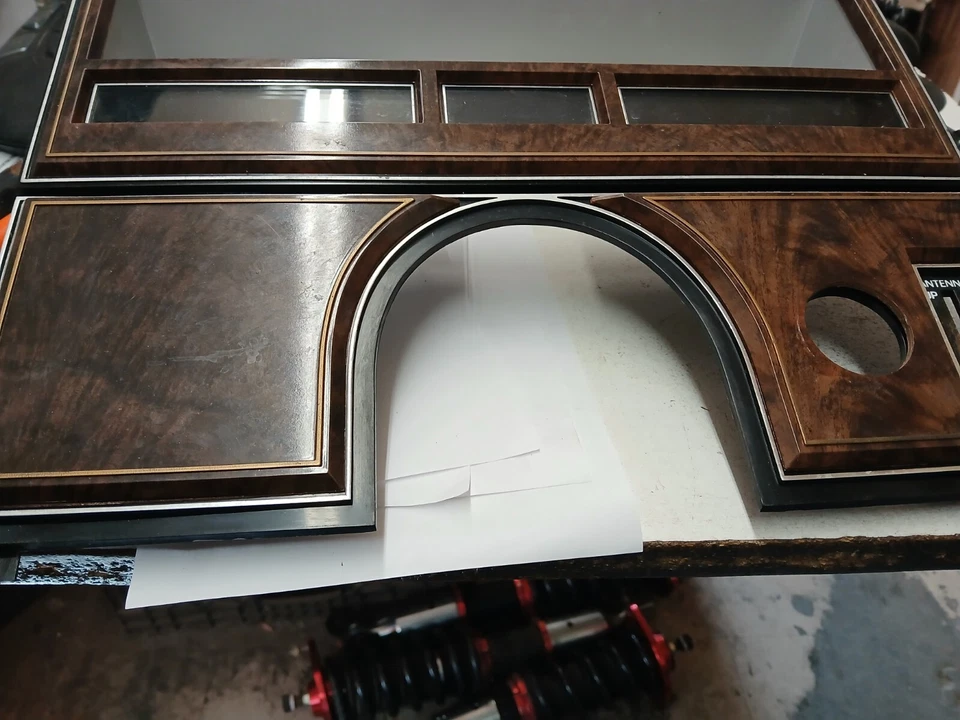 OEM Speedometer Cluster Dash Bezel 1978-1979 Lincoln Continental - Image 4 of 4