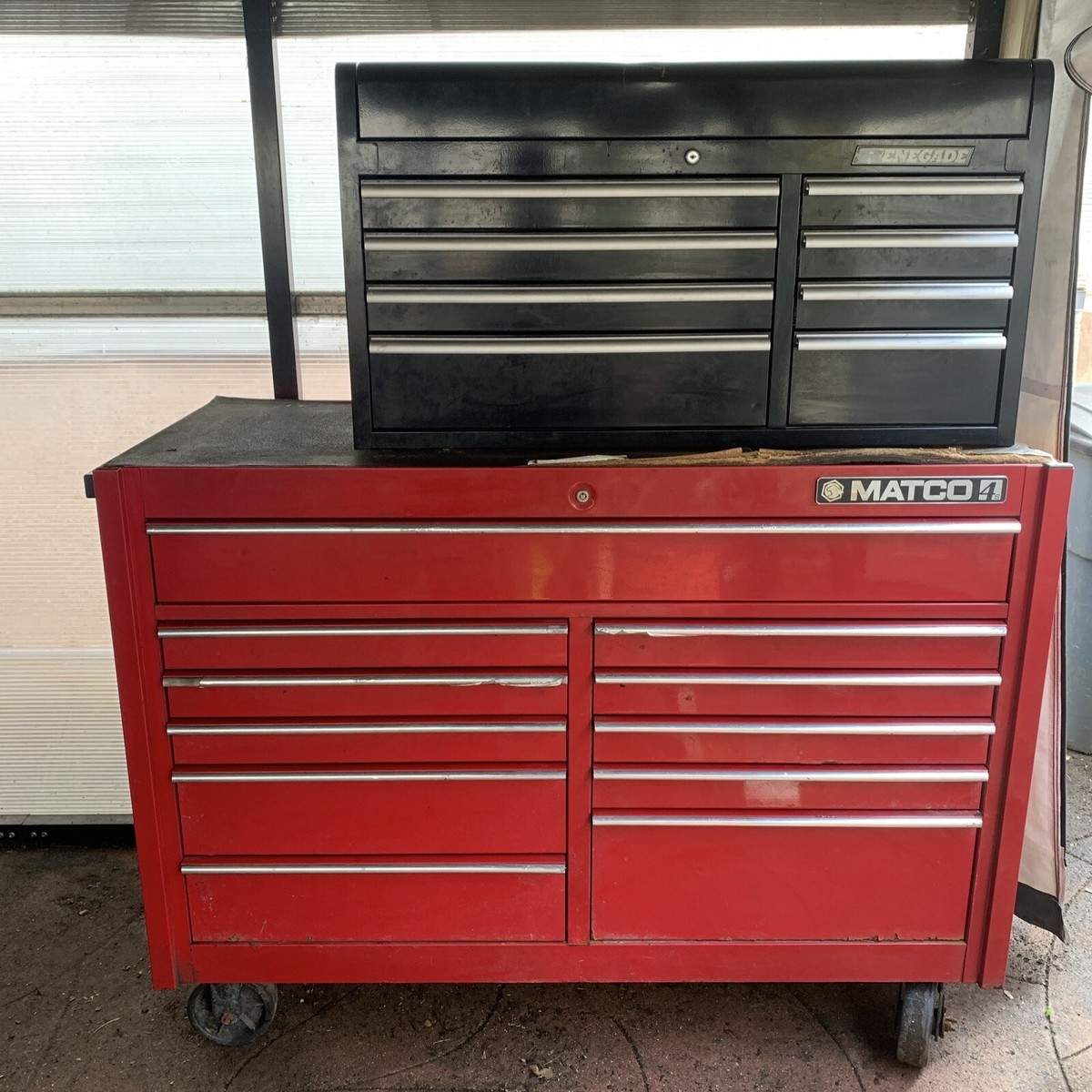 MATCO 4s Toolbox And Renegade Tool Box - ALL TOOLs INCLUDED | eBay