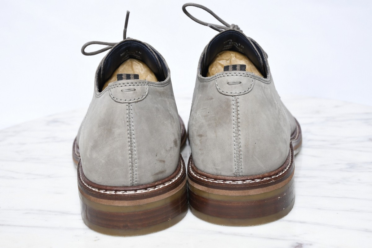 NEW Cole Haan Frankland Grand Plain Toe Leather Oxford Size 9.5 Gray Cole Haan Grand+ Men main image 3