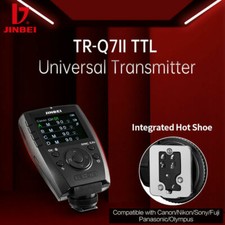 JINBEI TR-Q7II TTL HSS High-Speed SYNC Flash Trigger 2.4G Camera Transmitter