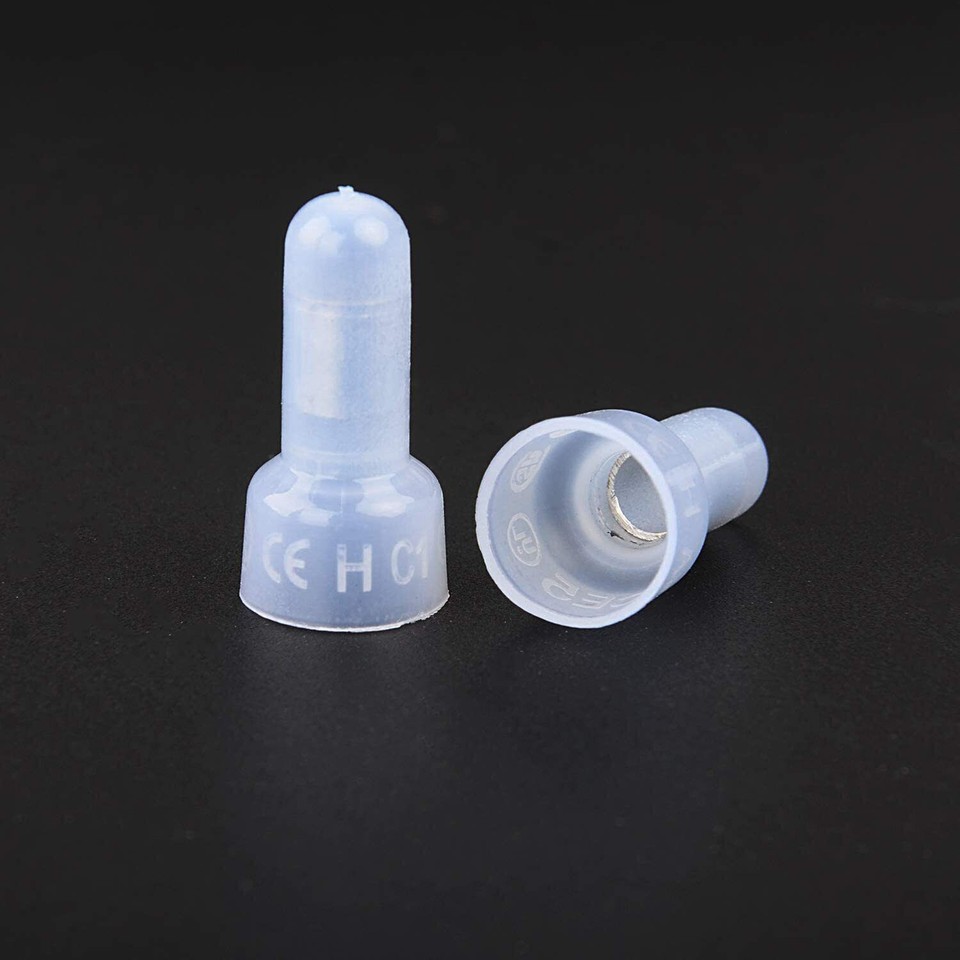 16-22AWG Nylon Closed End Terminal Cap Wire Connector - Pack of 100 - Switch Electronics | Your One Stop Component Shop