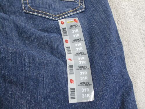 ARIAT Flame Resistant Womens 31 Workwear Blue Jeans Mid-Rise Stretch Bootcut NWT - Picture 16 of 18