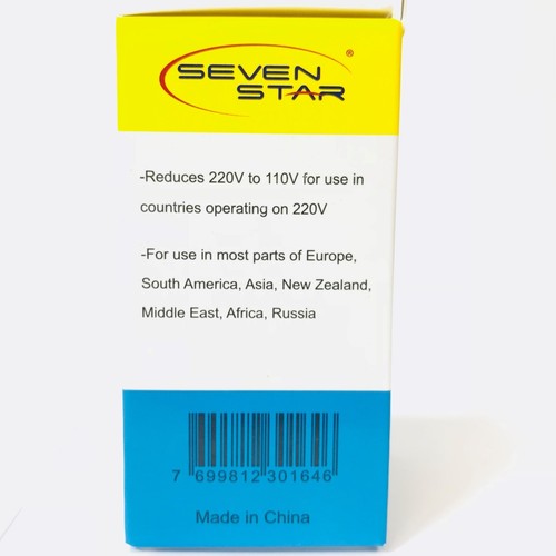 EU Europe to US USA 50-2000W Voltage Converter 220v to 110v Power Transformer - Picture 7 of 8