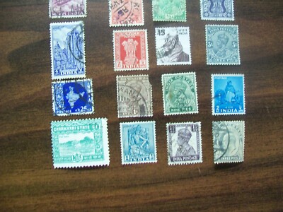 India Postage Stamps - India - Vintage - 20 Various Stamps (632