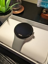 Smartwatch Google Pixel Watch Gen 1 Polished Silver case/Charcoal Active band