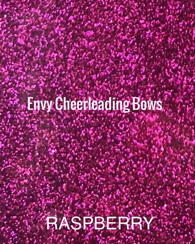 CHEERLEADING DANCE GYM GLITTER HAIR BOW 27 COLOURS FREE NAME PRINTED - Picture 14 of 65