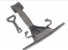Traxxas Skidplate, front plastic / support plate steel 8537